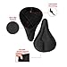 WOTOW Gel Bike Seat Cover, Bicycle Saddle Cushion Cross Straps Design for Women Men Soft Padded Fits Cruiser Spin Stationary Bikes Outdoor Cycling Exercise with Water & Dust Resistant Coverthumb 2