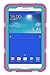 Hocase Galaxy Tab E Lite 7.0 (2016) Case, Rugged Heavy Duty Kids Proof Protective Case for Galaxy Tab E Lite 7.0 SM-T113NDWAXAR/SM-T113NYKAXAR - Deep Pink/Teal Blue