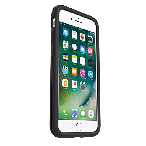 OtterBox iPhone SE 3rd/2nd Gen, iPhone 8/7 (not compatible with Plus sized models) Symmetry Series Case - BLACK, ultra-sleek, wireless charging compatible, raised edges protect camera & screen