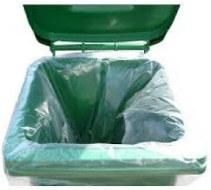 Clear Wheelie bin bags - 100 per box by Just Bin Bags Ltd