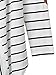 Choies Women's Cotton Stripes Fall Cardigan Sweater With PU Elbow Water XL