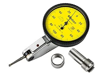 Mitutoyo 513-404-10A Dial TI, MID, STD 0,8 mm, 3 um Genauigkeit, 0,01 mm, Gelb (7 Stück Mitutoyo 513-404-10A Dial TI, MID, STD 0,8 mm, 3 um Genauigkeit, 0,01 mm, Gelb (7 Stück