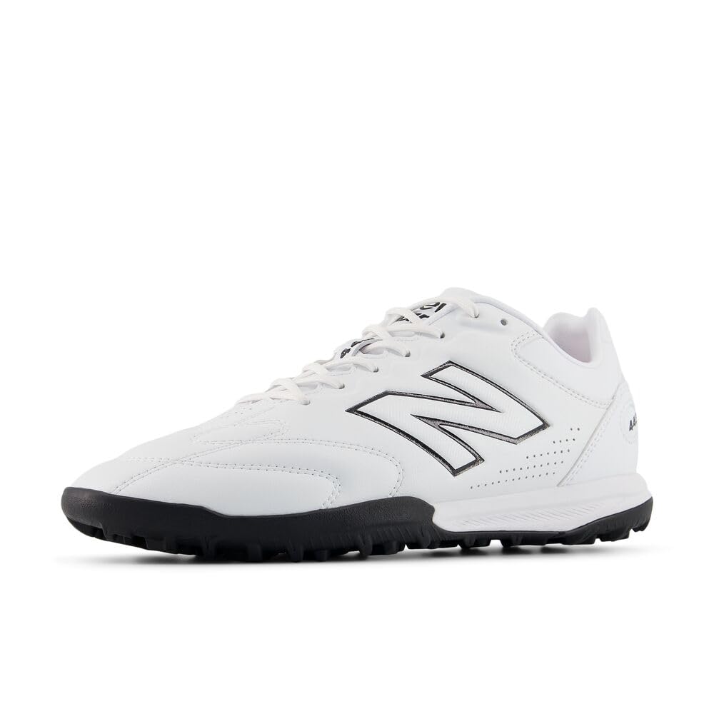 New Balance Unisex-Adult 442 PRO TF V3 Soccer Shoe, Nb 103 White/Black 100, Men 11.5 / Women 13