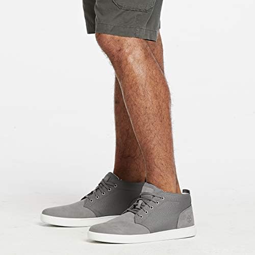 timberland men's groveton ltt chukka leather & fabric sneaker