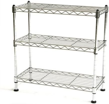 3 Tier Shelf Organizer Rack for Kitchen and Bathroom Storage