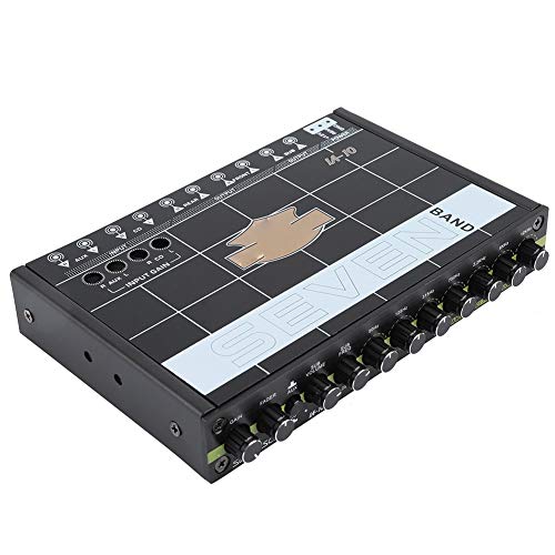 Car Equalizer - Delaman Car Automobile Audio Stereo EQ Equalizer with 7 Band