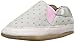 Robeez Girls Crib Shoe, Dot Mania Metallic/Grey, 6-12 Months M US Infant