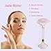 Jade Roller,Gua Sha,Speesun Gua Sha Board and Gua Sha Scraping Tool, 100% Natural Healing Stone,Facial Your Health Tools (Pink)