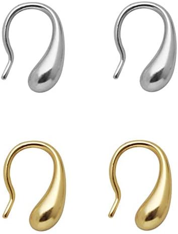 Amazon ミニピアス 小さい ティアドロップ カジュアル つけっぱなし 仕事用 セカンド 小粒 ちっちゃい 可愛い 安い 1ペア2個 イエローゴールド ピアス 通販