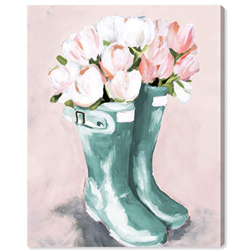 The Oliver Gal Artist Co. Fashion and Glam Wall Art Canvas Prints 'Pastel Rainb…