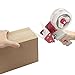 Tape Gun Standard Handheld Dispenser with a 55 Yard Packing Roll Included for Box Sealing and Packaging