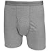 Personalized Property of Mens Undies: Hanes Heather Grey Boxer Brief Underwear