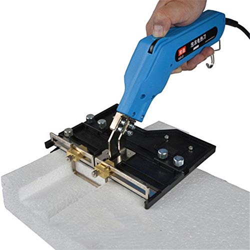 DOMINTY 110V 150W Electric Knife Hot Knife Foam Cutter Foam sculpture hot knife cutter (Foam Cutter) 6" Straight Blades & Groover Groover - Thumbnail 4
