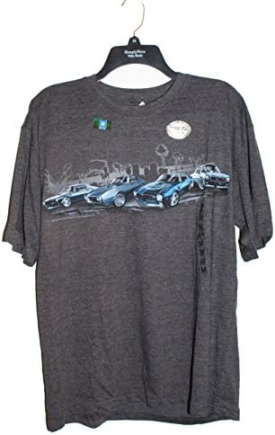 GM Firebird T-shirt size large heather black