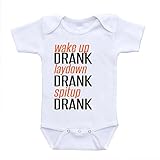 Wake up Drank laydown Drank spitup Drank funny quote on baby onesies sayings infant toddler bodysuits one piece (newborn(0-3 Months))