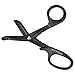 EMT Trauma Shears – 7 ¼” Black Medical Bandage Scissors with LED Pen Light Pupil Gauge for Nurses, EMS, Medical Students, Emergency Room