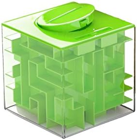 LightTheBo Money Maze Puzzle Box for Kids and Adults - Unique Way to Give Gifts for Special People This Holiday(Green)