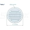 SeaLux-Stainless-Steel-5-Inch-Marine-Boat-Engine-Louvered-Style-Vent-Cover SeaLux-Stainless-Steel-5-Inch-Marine-Boat-Engine-Louvered-Style-Vent-Cover