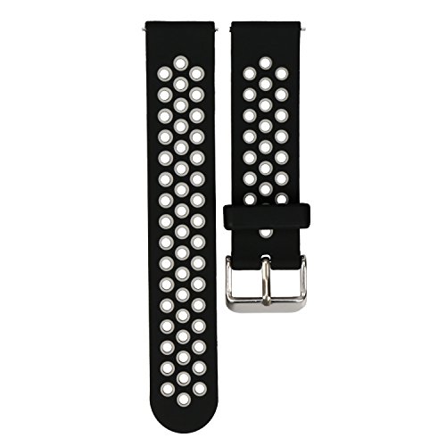 6 Universal+Width+Silicone+Replacement+Black+Grey