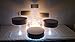 Multi Tier Wedding Cake Stand with LED Lights and Optional Water Fountain (6 Tier Stand, Without Fountain)