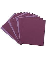 Sandpaper, Wet Dry Sanding Sheets 9 x 11 Inch, Advanced White Fused Alumina Abrasive Sander Paper for Wood Furniture Finishing, Metal Sanding, Automotive Polishing, Purple,12-Sheets
