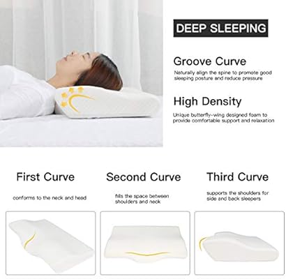 Side Breathable Pillowcase Cervical Neck Back Head Support Pillow