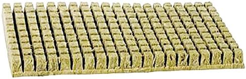 1x1in Sheet of 100 Rockwool / Stonewool Starter Cubes for Cloning, Plant Propagation, and Seed Starting