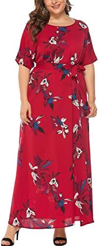 red leopard print dress plus size