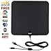Amplified HDTV Antenna-SKYTV 50 Miles Range Digtial HD Antennas with 13.2ft long copper coaxial cable -Black