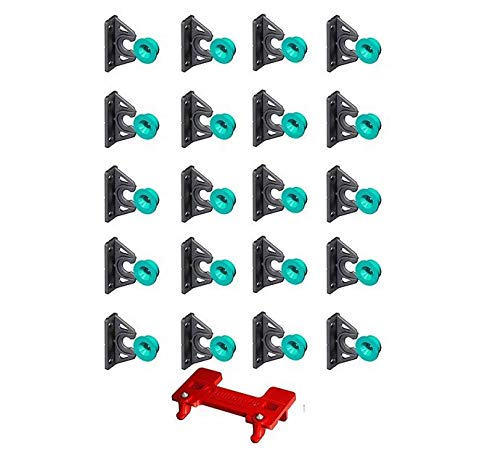 20x Button Fix Type 2 Bracket Marker Guide Kit Connecting 90º Degree Panels