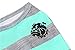 Puppy Face Striped Shirt for Dog Tank Pet Shirts Green and Grey Wide Stripe Pet Clothes for Dogs Large