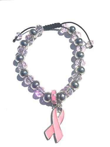 Breast Cancer Awareness Bracelet, Gift for Survivor, Expandable