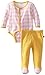 Magnificent Baby Baby-Girls Newborn Morocco Long Sleeve Bodysuit and Pant Set