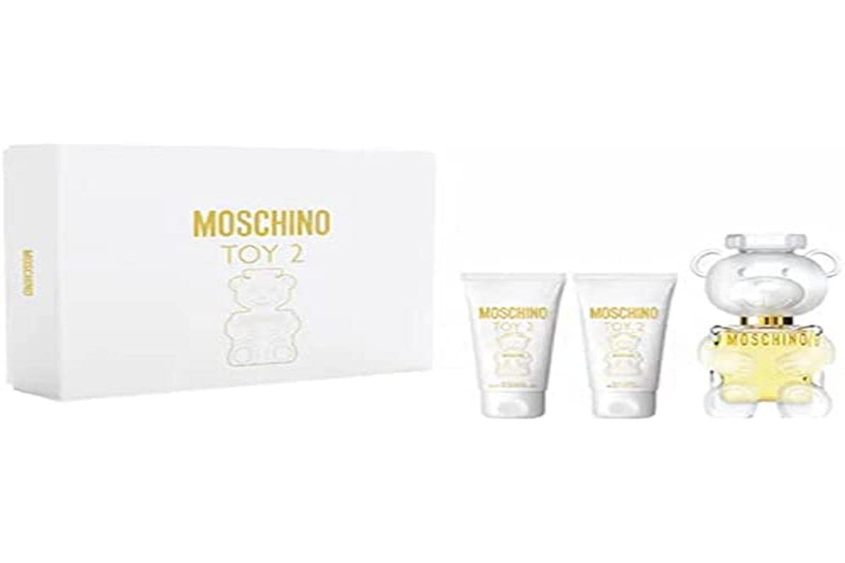 Moschino Toy 2 for Women – 3 Pc Gift Set 1.7oz EDP Spray, 1.7oz Bath and Shower Gel, 1.7oz Body Lotion