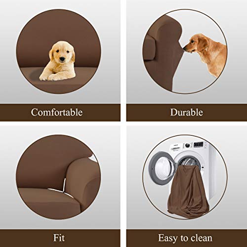 4 Easy+Going+Pieces+Microfiber+Stretch+Slipcover