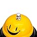 Happy Face Call Bell,2.36 Inch Caliber for the Porter Kitchen Restaurant Bar, Service Bell with Black Base