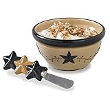 Park Designs Star Vine Dip Bowl with Spreader, Multicolor