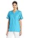 Cherokee Women's V-Neck Scrub Top, Turquoise, Small