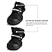 Petacc Dog Shoes Waterproof Dog Boots Anti-slip Snow Boots Warm Paw Protector for Medium to Large Dogs Labrador Husky Shoes 4 Pcs in Size 4