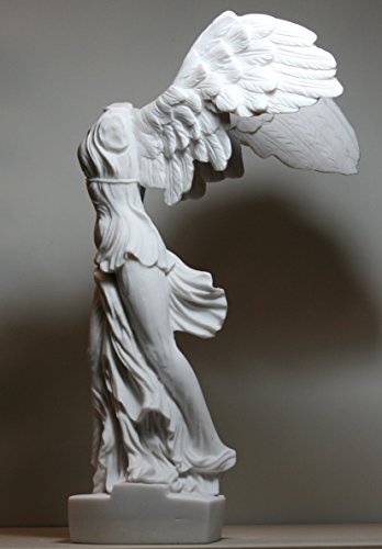 greekartshop Winged Nike Victory of Samothrace Goddess Cast Marble Statue Sculpture 14.17΄΄ - Thumbnail 2