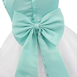 iiniim Girls Petals Tulle Princess Wedding Pageant