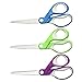 KUONIIY Scissors Multipurpose 8 Inch 3-Pack,Come with Cover