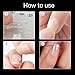 50 Sheets/lot Double-Side Glue Sticker Transparent Flexible Fake Nail Tips Adhesive Nail Glue (30pcs)