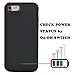 IPhone 7 Battery Case Kunter 5200mAh Rechargeable Extended Battery Charging Case for IPhone 7 (4.7 inch) External Battery Charger Case Backup Power Bank Case (Black)