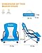 KingCamp Ultralight Compact Portable Low Back Beach Chairs for Adults with Cup Holder,Carrying Bag,Padded Armrest for Outdoor Sand Picnic Lawn Concert Traveling Festival
