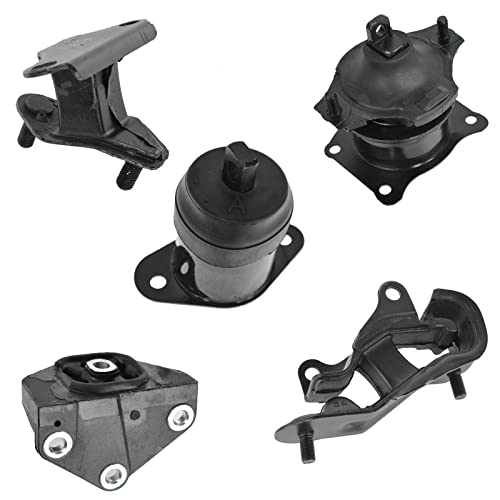 TRQ Engine & Transmission Mount Kit Compatible with 2003-2007 Honda Accord Image