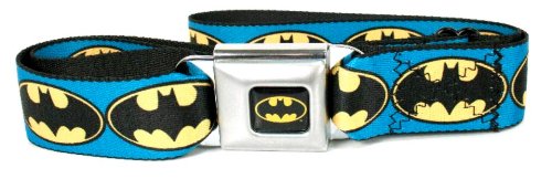 Bat Signal-3 Blue/black/yellow Seatbelt Belt