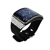 EPYSN Bands Compatible Samsung Galaxy Gear S R750 Smart Watch Band Strap Bling Rhinestone