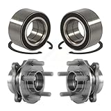 Front Rear Wheel Bearing And Hub Assembly Kit For