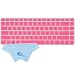 LeenCore® Ultra thin Silicone Laptop Keyboard Cover Skin Protector for HP 2000, CQ43 CQ57 CQ58 G6-1xxx series, G6T-1xxx series, G6S-1xxx series, G6z-1xxx series, G4, DM4-3xxx series, DV4-4xxx series, DV4-5xxx series, ENVY 15-3xxx series, ENVY Sleekbook 4t-1xxx series, ENVY Sleekbook 6t-1xxx series US Layout + 1x Microfiber Cleaning Cloth from LeenCore (Translucent Pink)